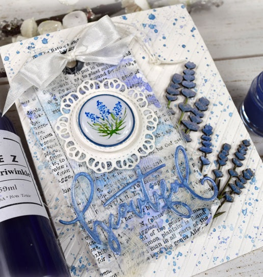 Scrapaholics Lavender Pieces Small Chipboard