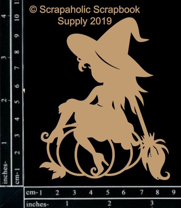 Scrapaholics Witch Chipboard