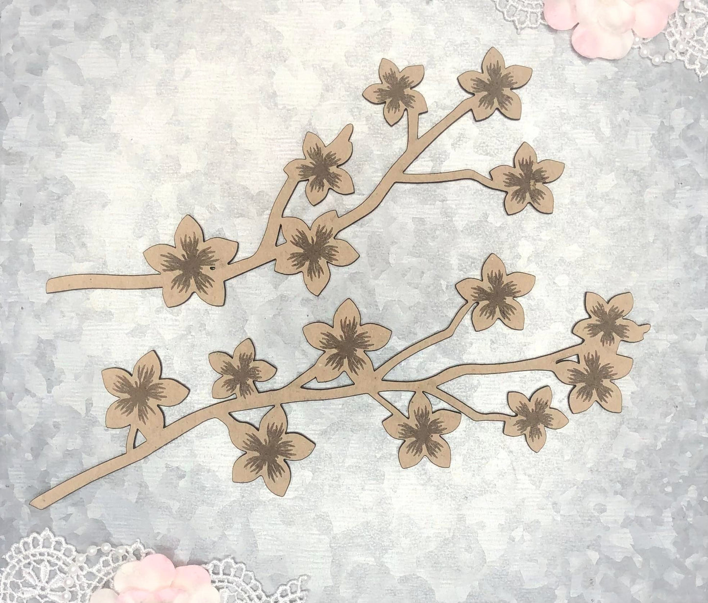 Scrapaholics Cherry Blossom Branches