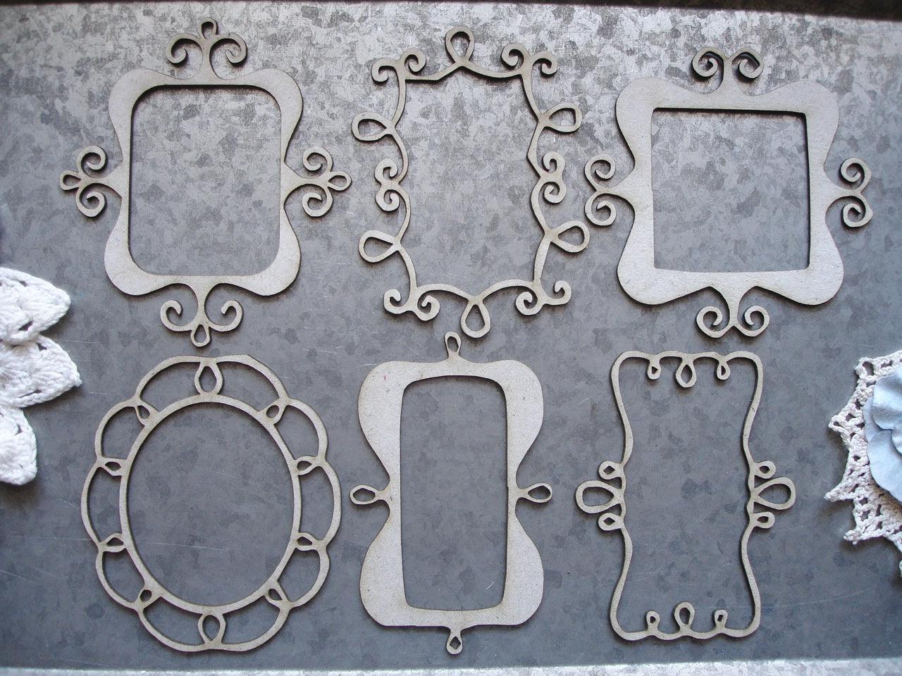 Scrapaholics Doodle Frames Chipboard