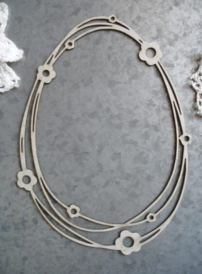 Scrapaholics Easter String Frame Chipboard