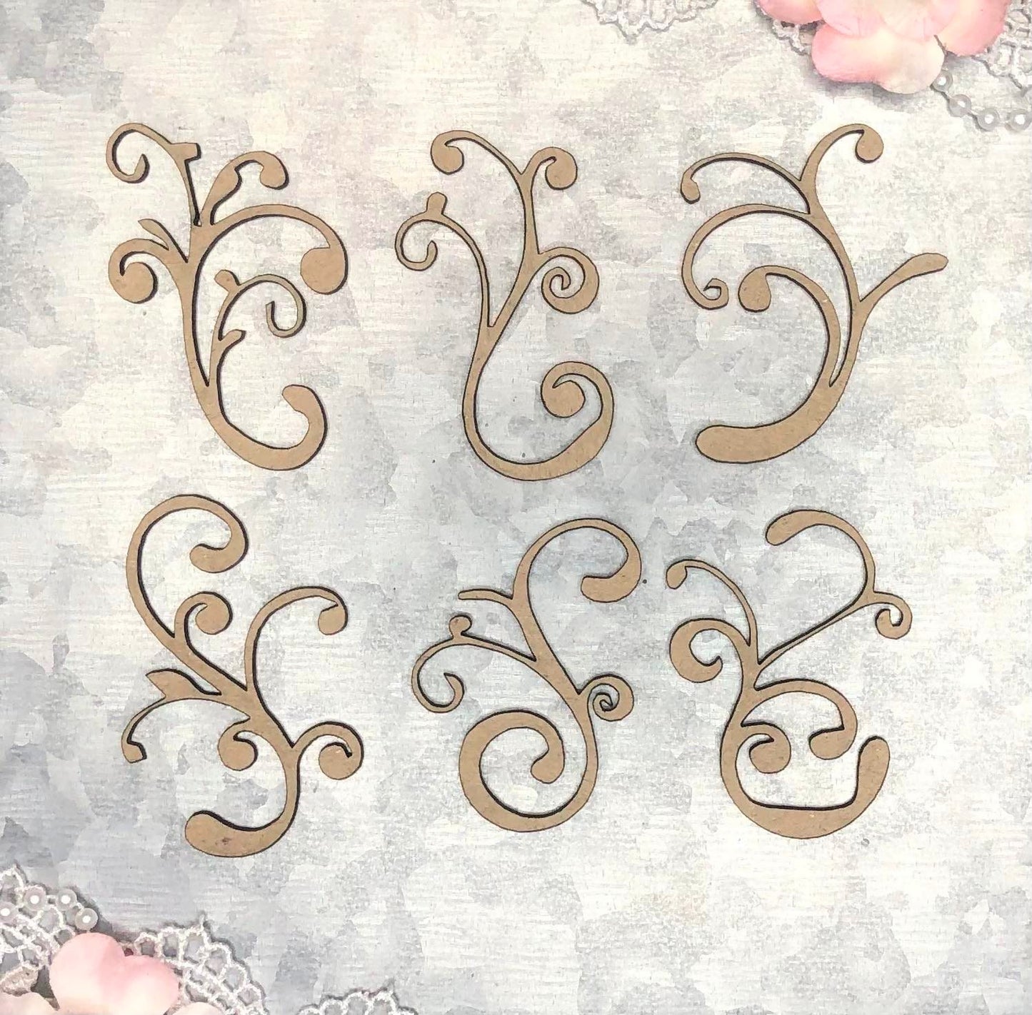 Scrapaholics Flourish Bits Chipboard
