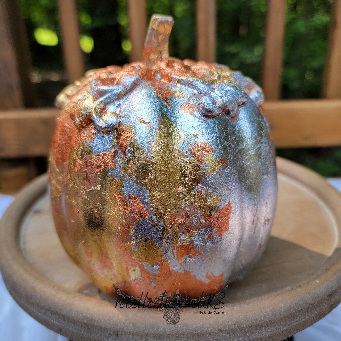Precious Metals Pumpkin Table Décor - Home Décor - Autumn - Fall
