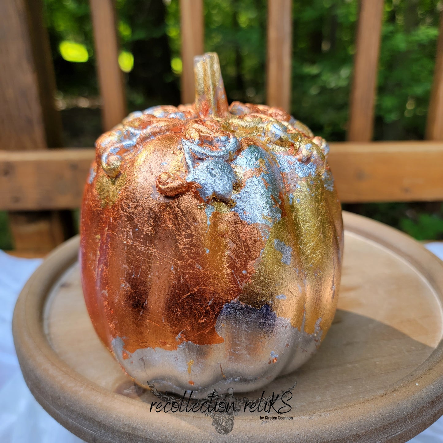 Precious Metals Pumpkin Table Décor - Home Décor - Autumn - Fall