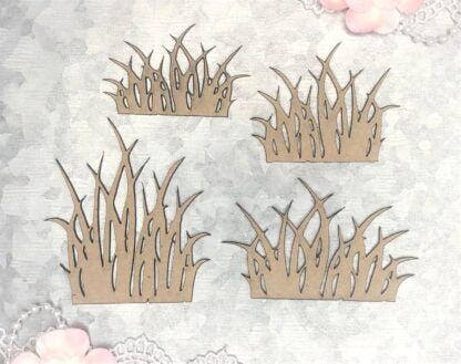 Scrapaholics Grass Patches Chipboard
