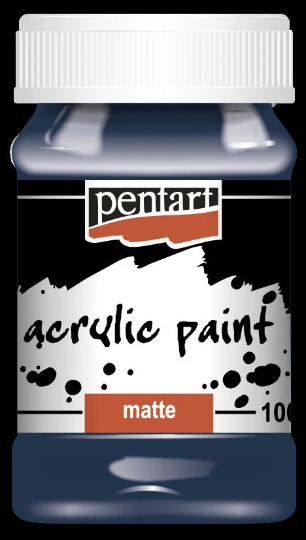 Pentart Acrylic Paint Matte 100 ml Indigo Blue