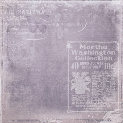 Scrapaholics Passion Garden - Quiet Moments 1 sheet 12x12 Cardstock - Scrapbook Paper