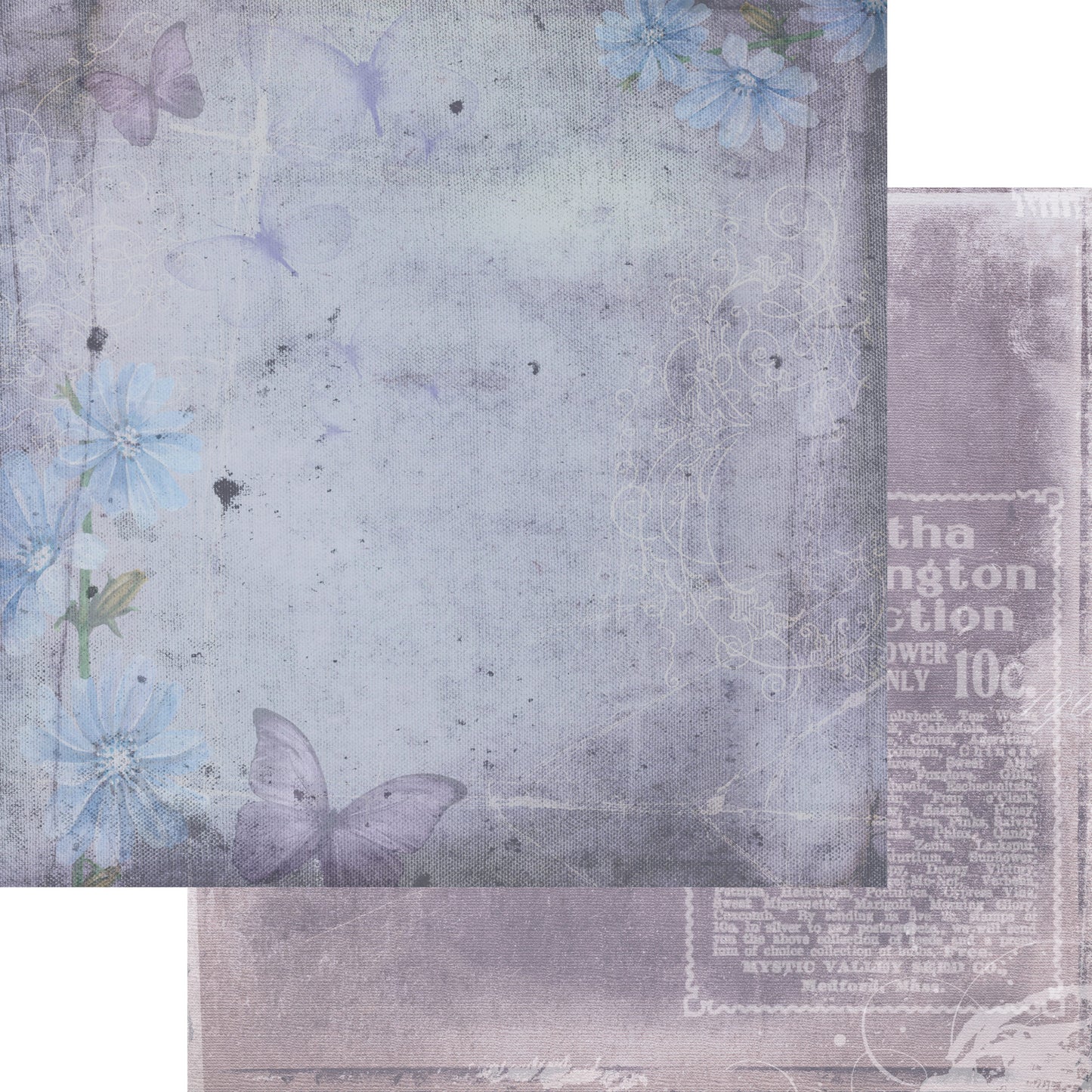 Scrapaholics Passion Garden - Quiet Moments 1 sheet 12x12 Cardstock - Scrapbook Paper