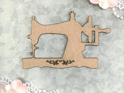 Scrapaholics Sewing Machine Chipboard