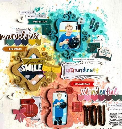 Scrapaholics Doodle Frames Chipboard