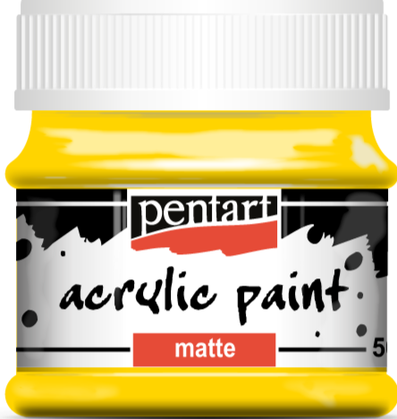 Pentart Acrylic Paint 50 ml Yellow