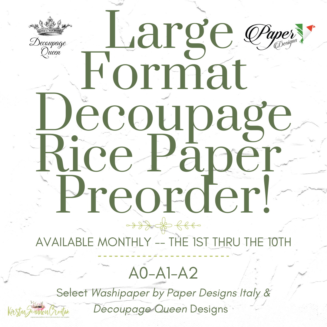 Paper Designs Washipaper A4 Rice Paper for Decoupage Views 0212