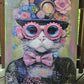 Not Your Outdoor Cat Mixed Media Canvas