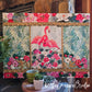 Flamingos & Lotus Mixed Media Wall Hanging