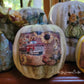 Sunflowers & Truck Scenes Decoupaged Foam Pumpkin Table Décor - Home Décor - Autumn - Fall