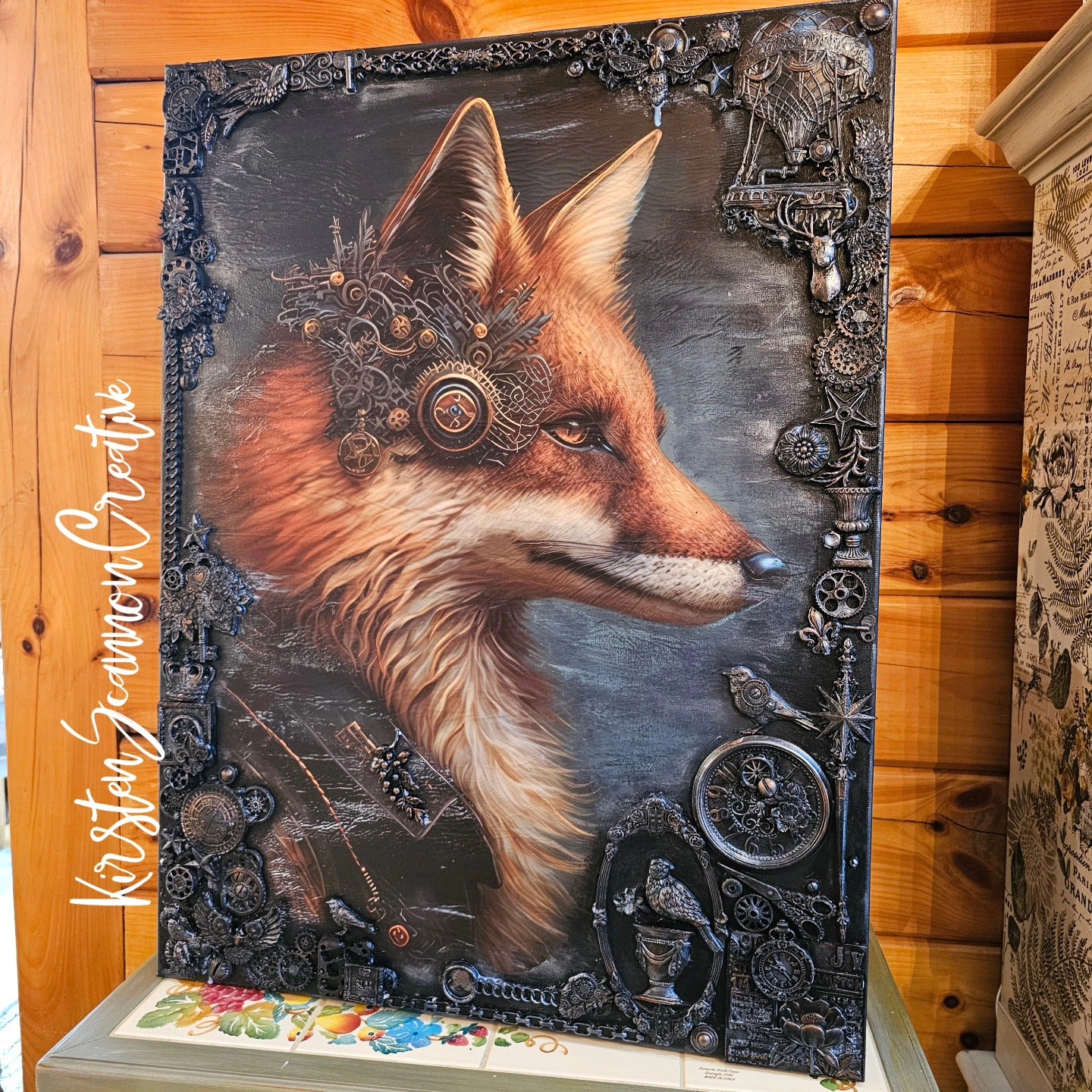 Whimsykel Designs 18 lb Decoupage Tissue Paper 21x29" Riley Redfox