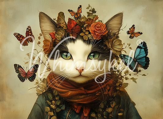 Whimsykel Designs 18 lb Decoupage Tissue Paper 21x29" Butterfly Whisperer