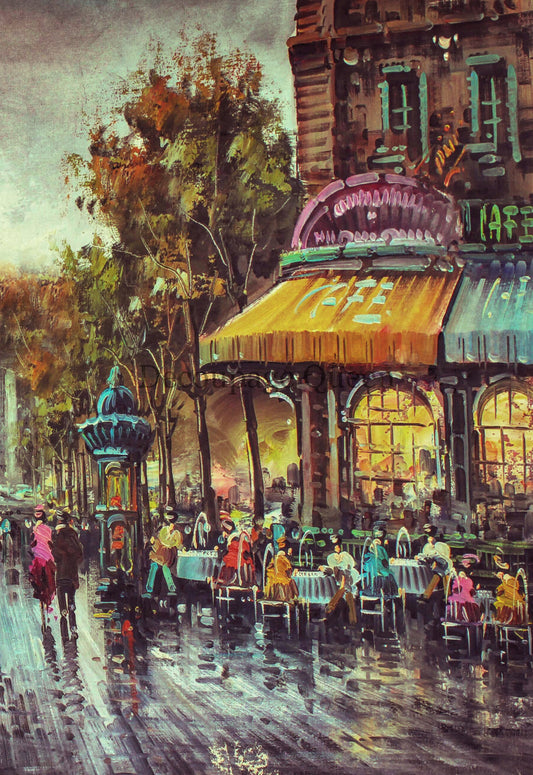 Decoupage Queen Rice Paper Roberta Marone Le Café A4