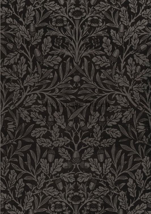 Decoupage Queen A3 Rice Paper Cottage Damask