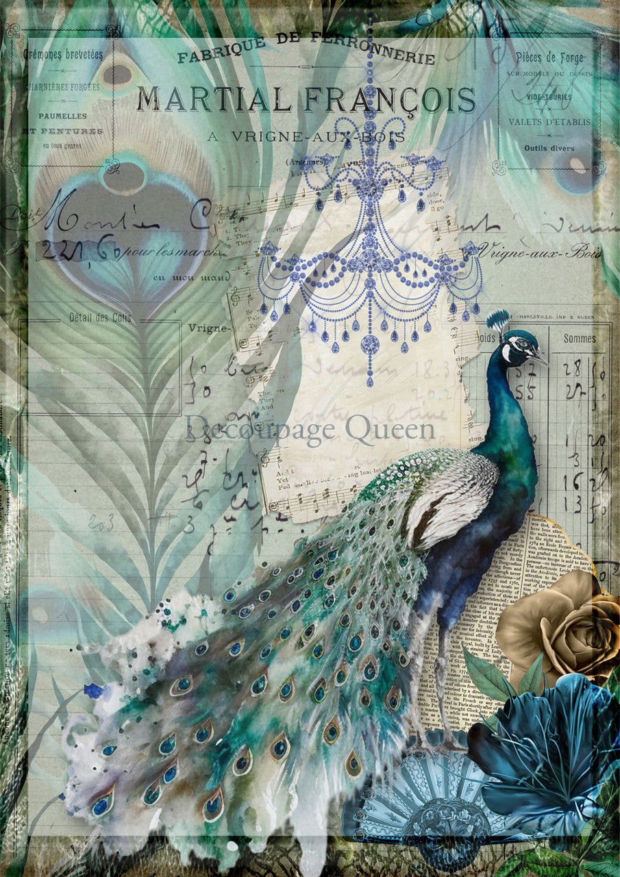 Decoupage Queen A2 & A4 Rice Paper Francois