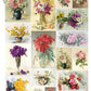 Paper Designs Washipaper Rice Paper for Decoupage FLOWERS 0321 A3-A4