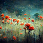 Whimsykel Designs 18 lb Decoupage Tissue Paper 21x29" Field of Poppies