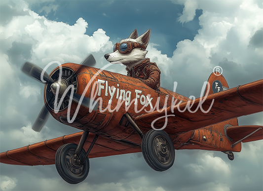 Whimsykel Designs 18 lb Decoupage Tissue Paper 21x29" Flying Fox