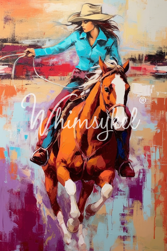 Whimsykel Designs 18 lb Decoupage Tissue Paper 21x29" Gallop n Grace