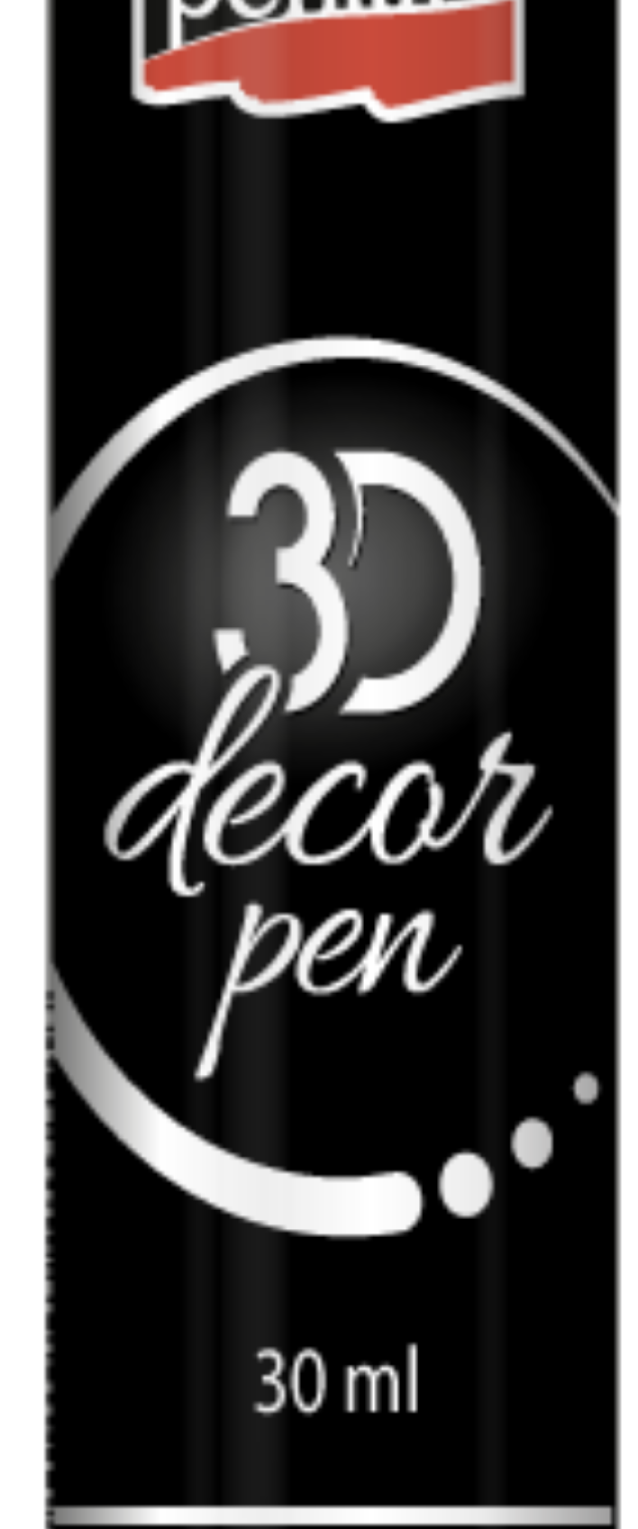 Pentart 3D Decor Pen 30 ml | Silver