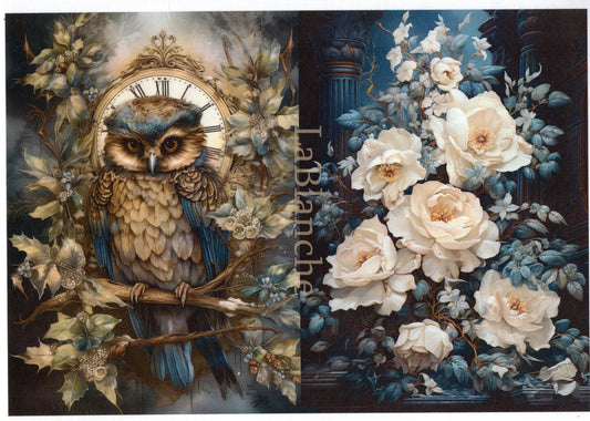 LaBlanche LBD384 A4 Rice Paper for Decoupage