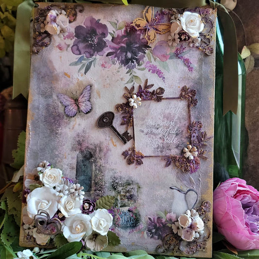 LIfe Itself Mixed Media Wall Plaque