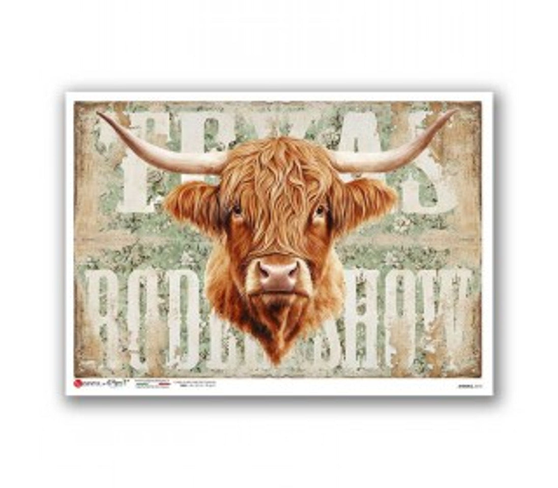 Paper Designs Washipaper A2-A3-A4 Rice Paper for Decoupage Animals 0275/0117