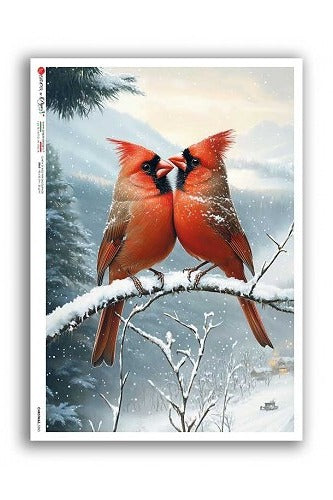 Paper Designs Washipaper A4 Rice Paper for Decoupage CHRISTMAS_0383