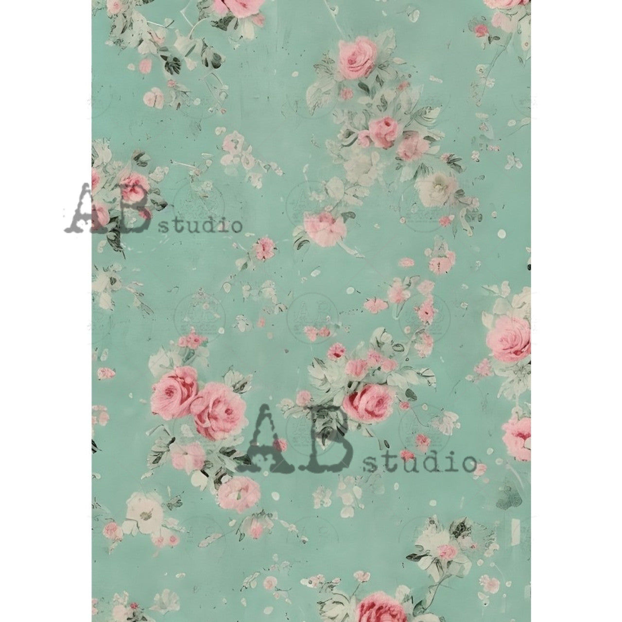 AB Studios A4 Rice Paper for Decoupage 1790