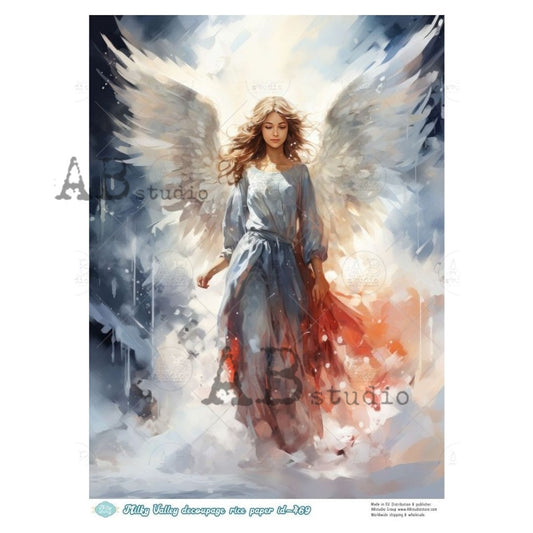 AB Studios A4 Rice Paper for Decoupage MV469