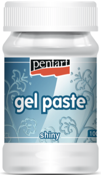 Pentart Gel Paste Transparent, Shiny, 100 ml