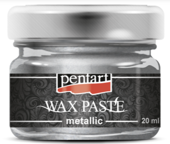 Pentart Wax Paste 20 ml Metallic Silver