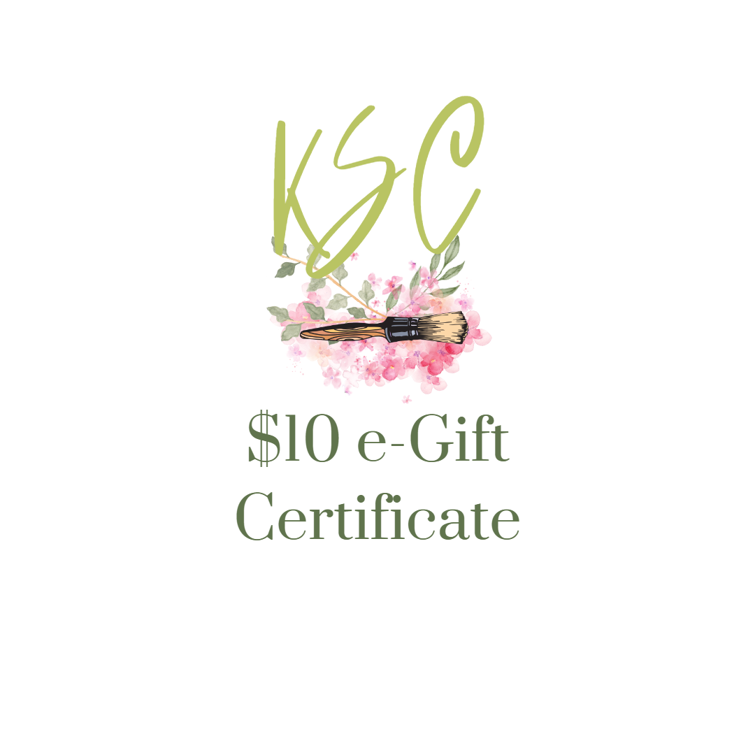 Kirsten Scannon Creative e-Gift Certificate