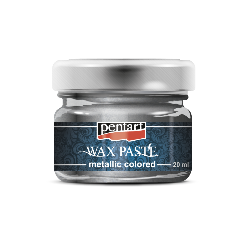 Pentart Wax Paste 20 ml Metallic Graphite