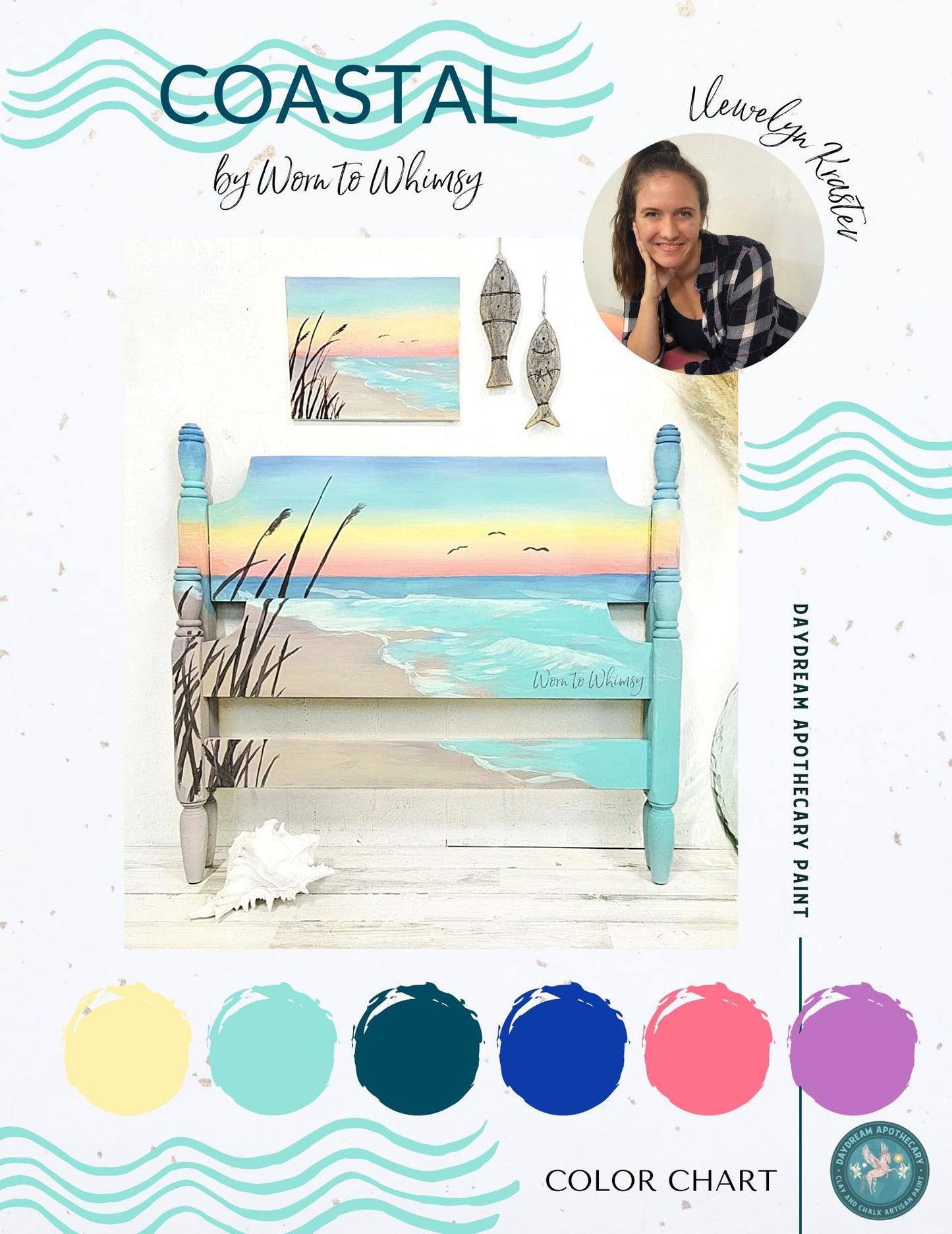 CLOSEOUT SALE! Sea La Vie🌊 COASTAL by Worn to Whimsy | Daydream Apothecary Clay and Chalk Artisan Paint