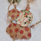 Vintage Style Doors and Flowers Holiday Ornaments 8-Piece Set Christmas Winter Holiday Decor