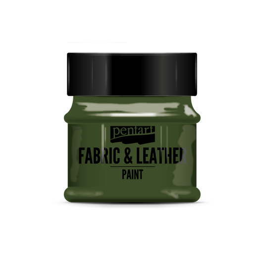 Pentart Fabric & Leather Paint 50 ml Pine Green