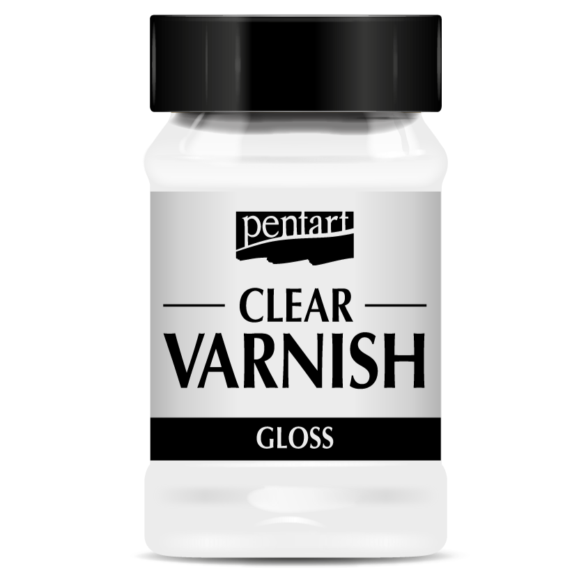Pentart Clear Varnish Solvent-Based-Gloss 100 ml