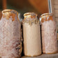 Gold Leaf Vases Trio Artisanal Décor