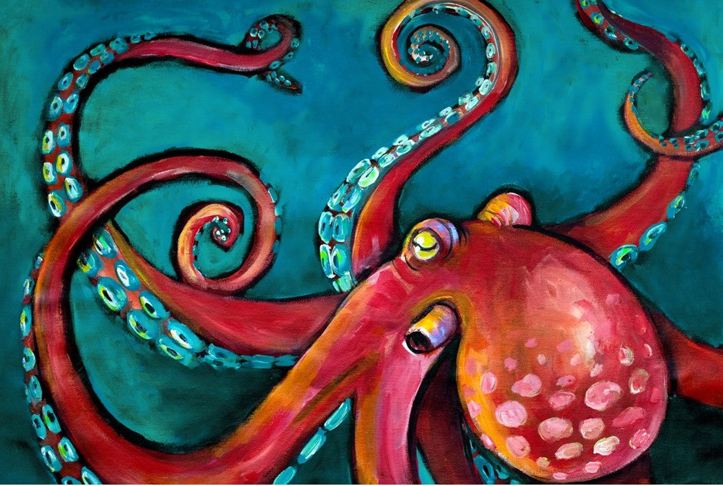 Roycycled Treasures Octopus Decoupage Paper A3