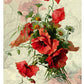 Calambour Delicate Poppies DGR 178 A3 Rice Paper for Decoupage