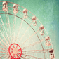 Ferris Wheel A3 - Mint by Michelle Decoupage Paper
