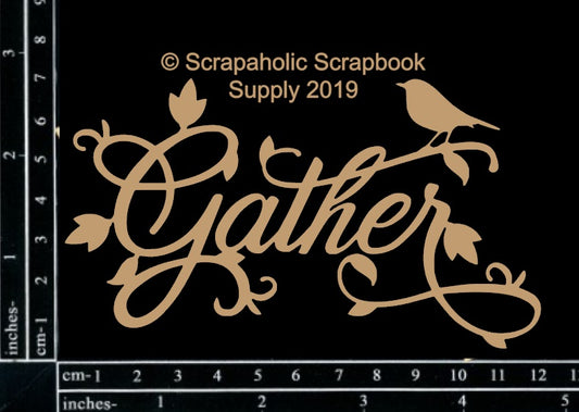 Scrapaholics Gather Chipboard