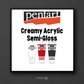 Pentart Creamy Acrylic SEMI-GLOSS 60 ml | Select Your Color