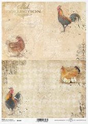 ITD Collection A4 Rice Paper for Decoupage R1349